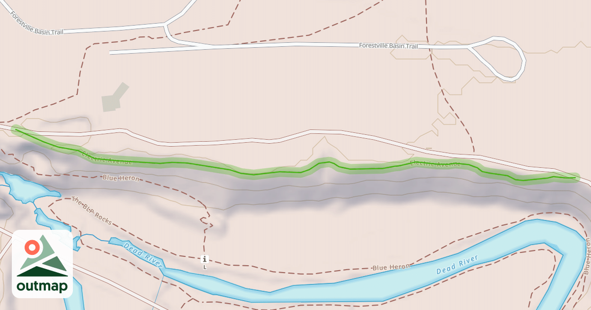 Map of Electric Avenue