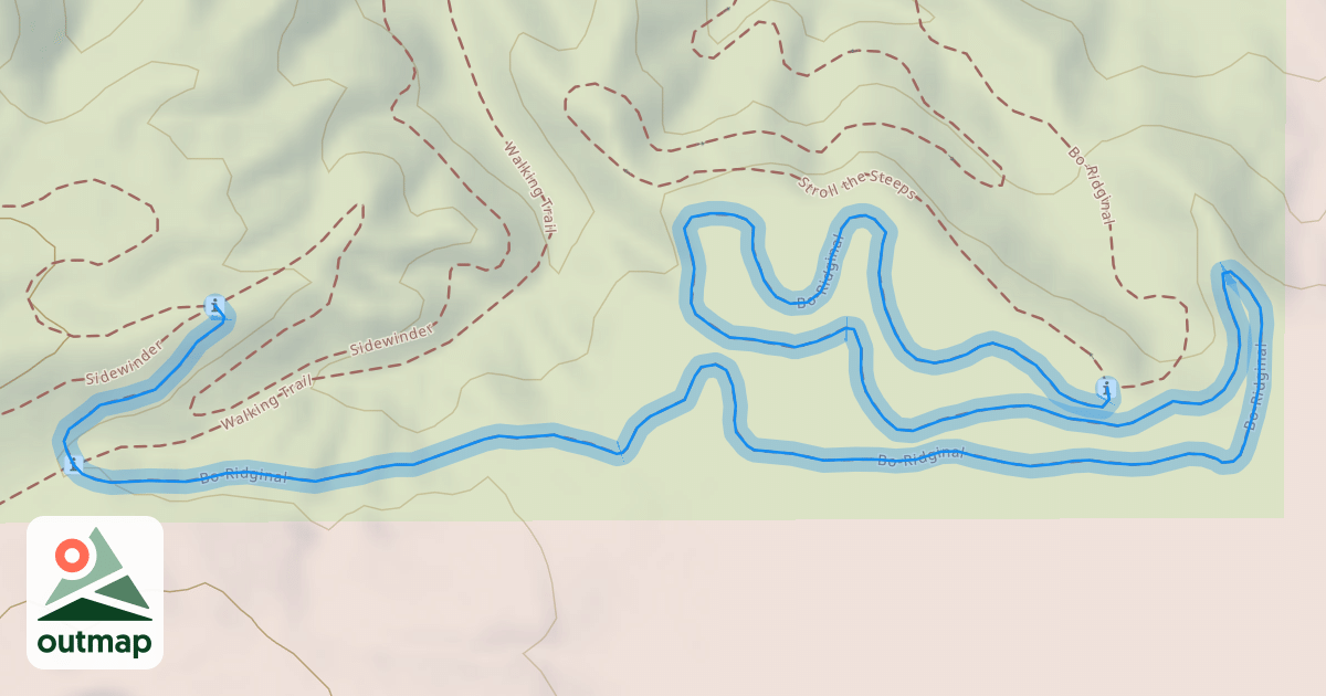 Map of Bo-Ridginal