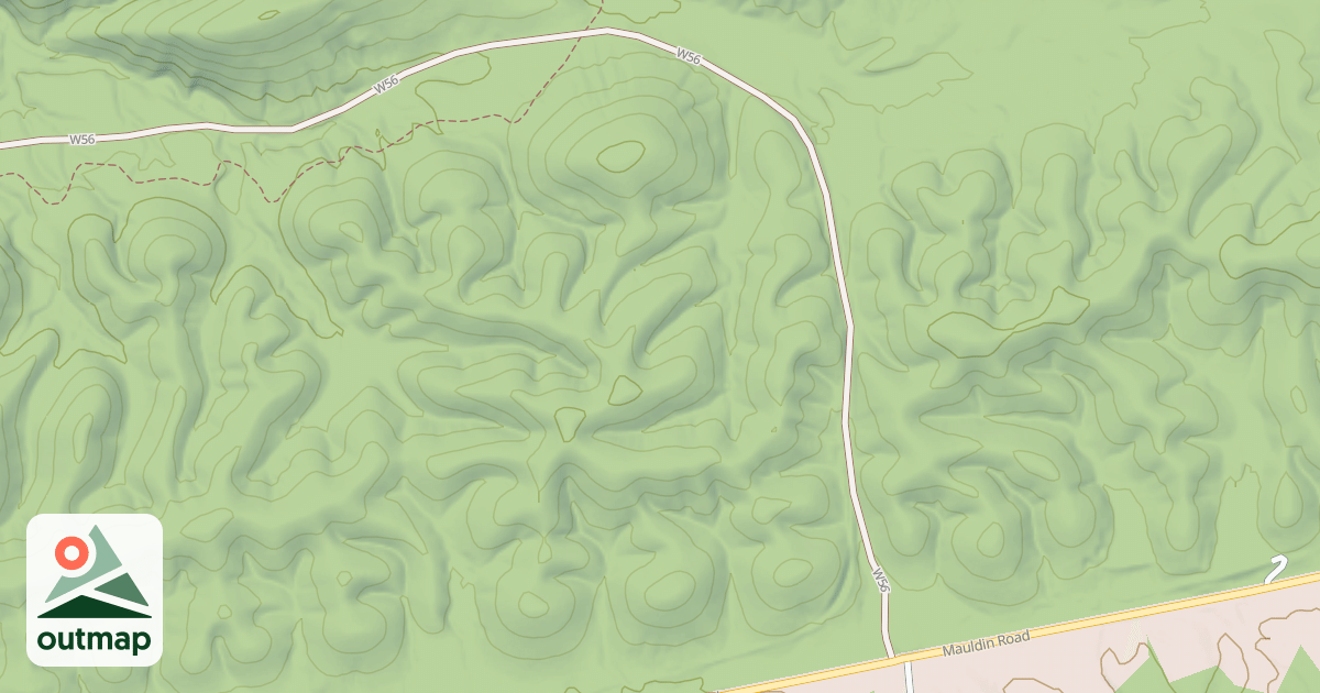 Map of CANE ISLAND