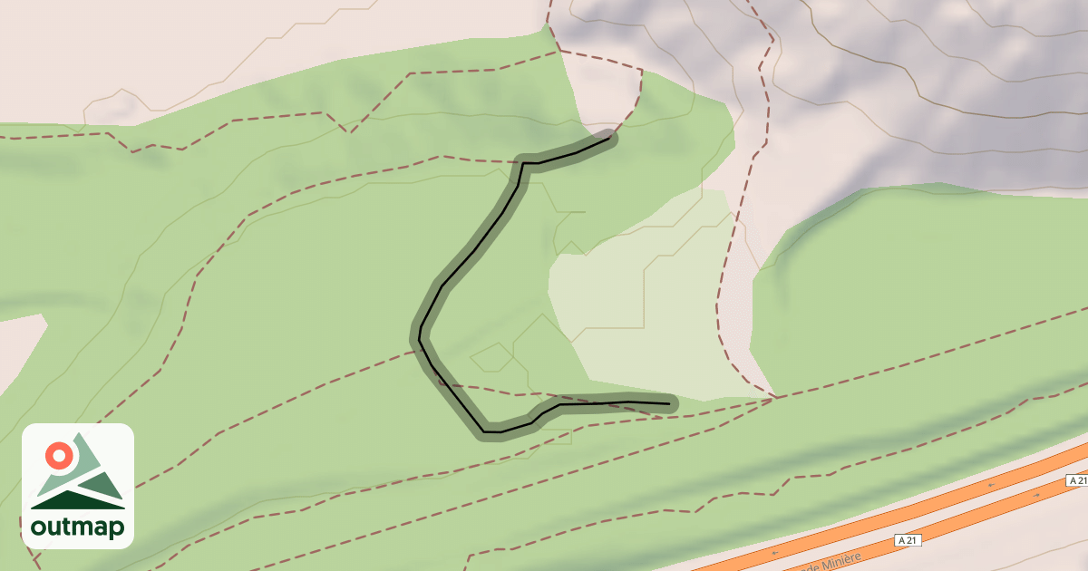 Map of Sentier On se prepare a monter au 11/19