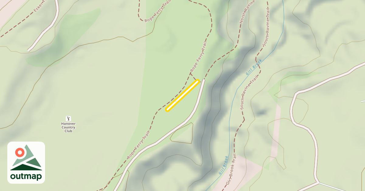Map of Girl Brook Connector