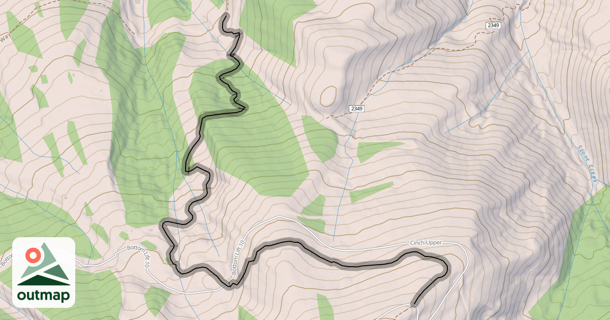Map of Corkscrew