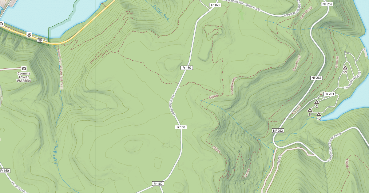 Map preview of HOOK RUN