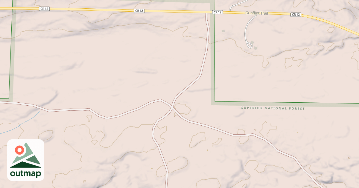 Map of EAST DAWKINS LAKE