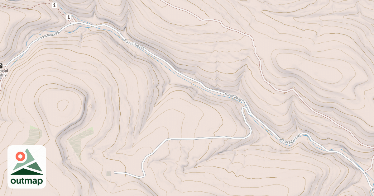 Map of TAJIQUE CANYON