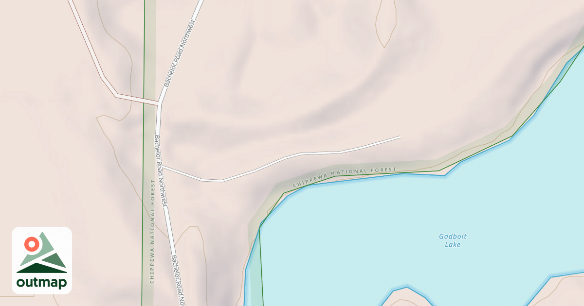 Map of BACHELOR ROAD SPUR 2813