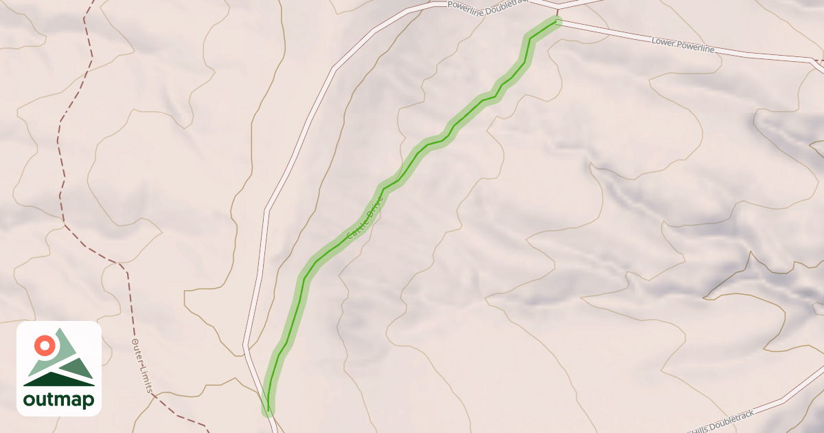 Map of Cattle Drive
