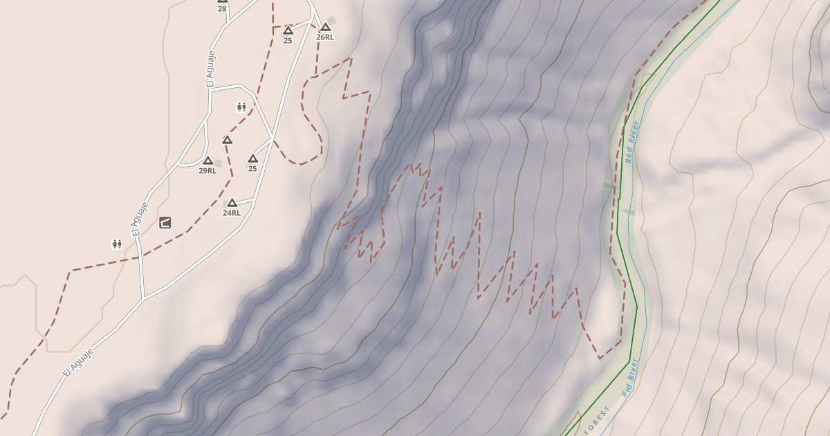 Map preview of El Aujae Trail