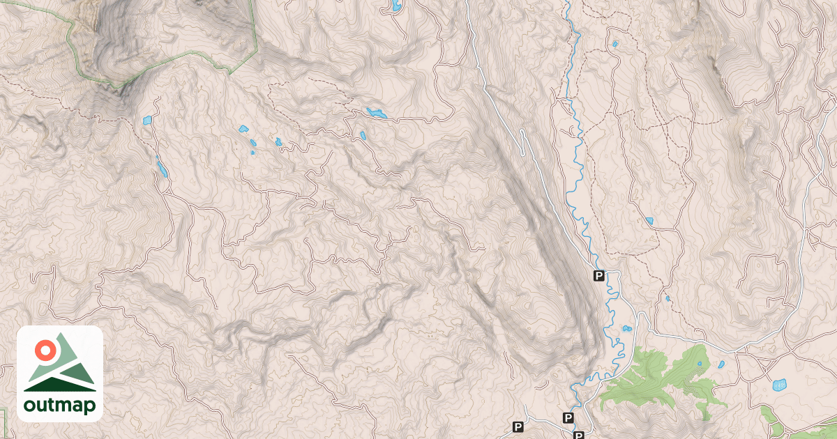 Map of BURROUGHS CREEK