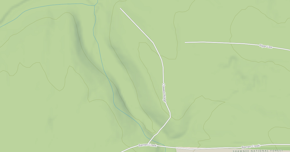 Map preview of CLAWED RIDGE