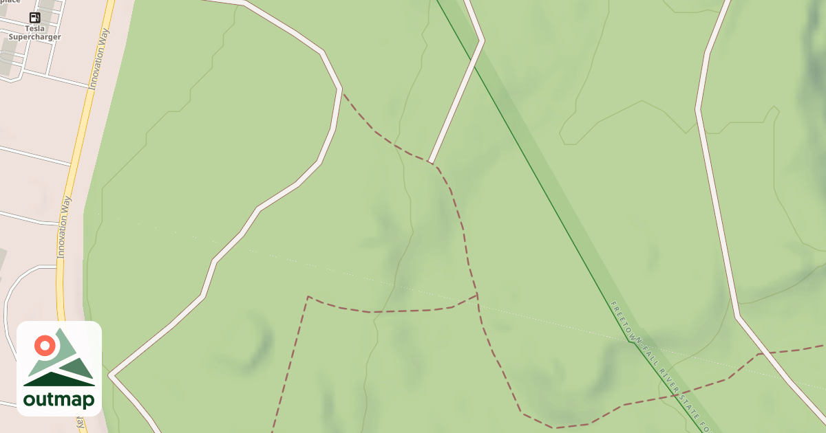 Map of Mother's Brook Path