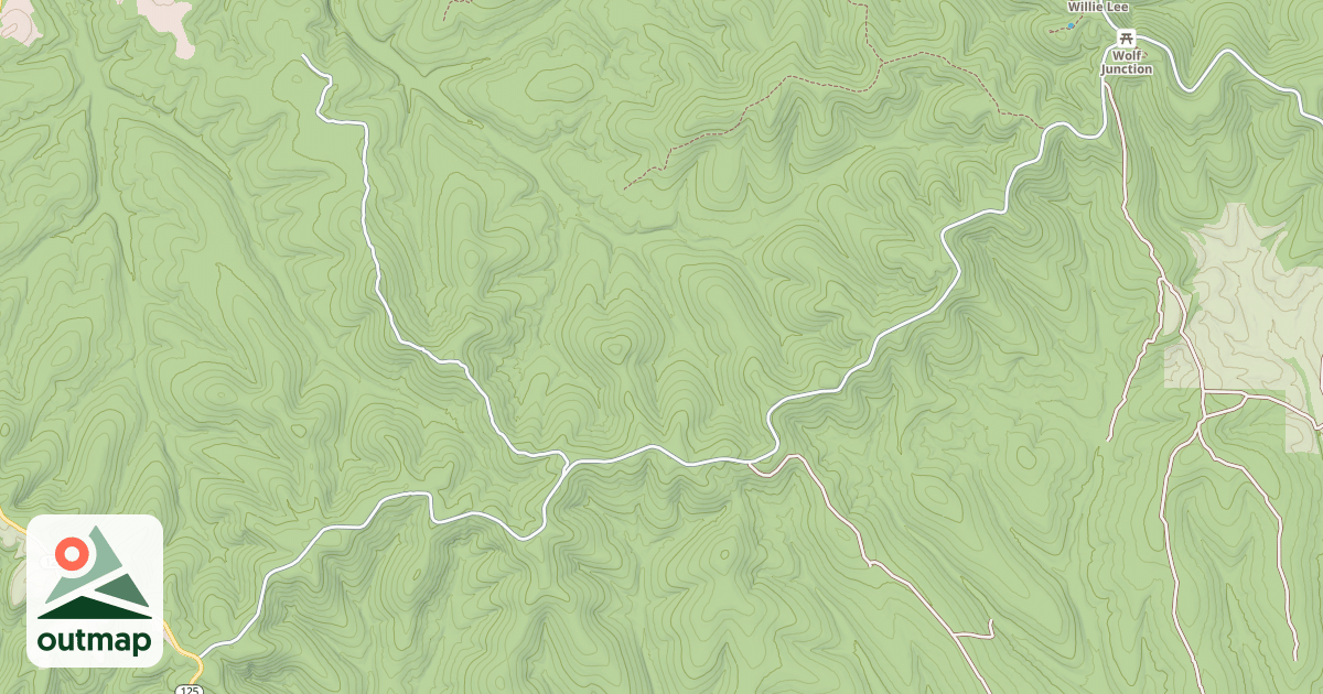 Map of SKY LINE DRIVE