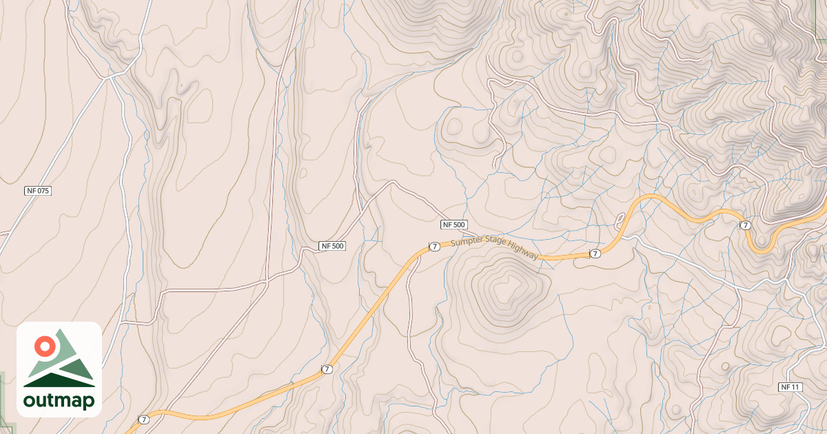 Map of Telephone Snowmobile North