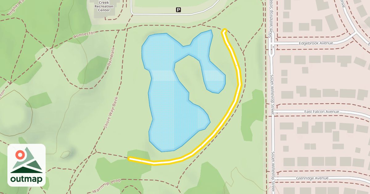 Map of Pond Loop
