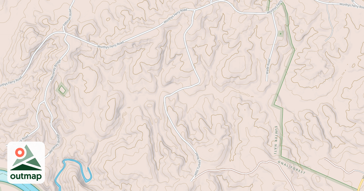 Map of WILD TURKEY