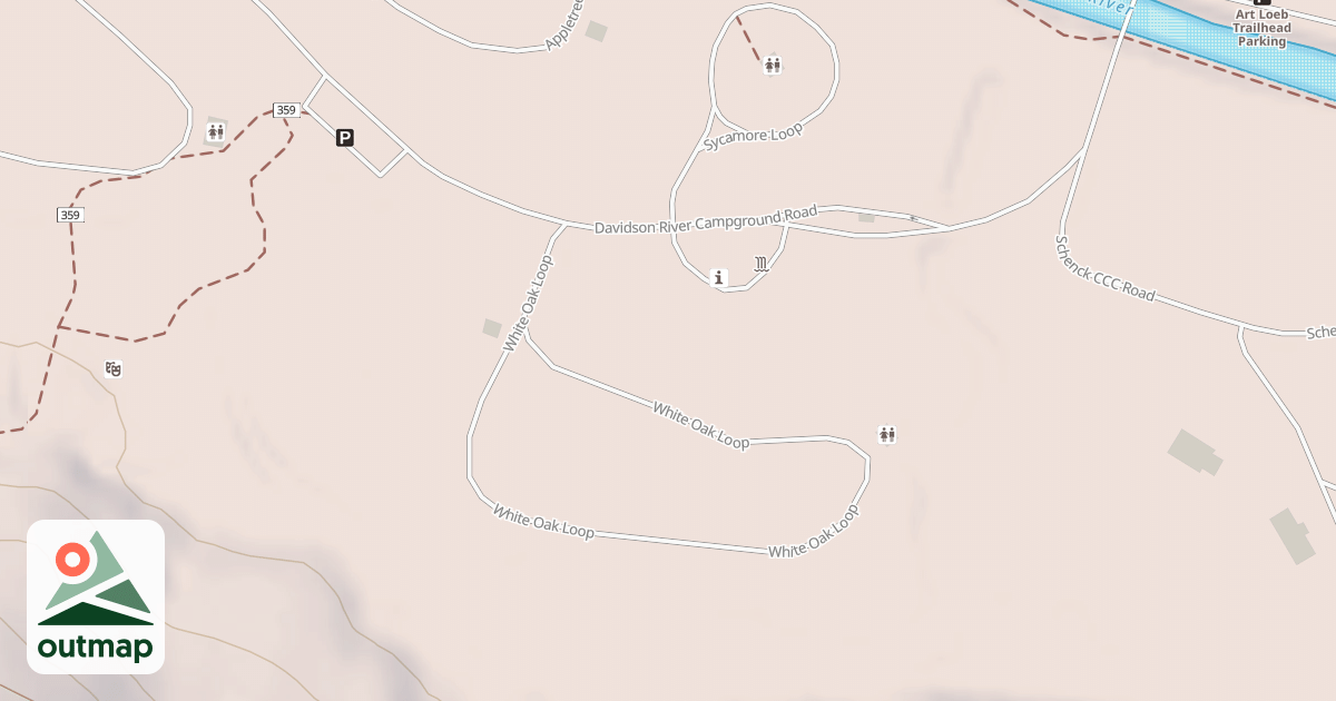 Map of WHITE OAK LOOP