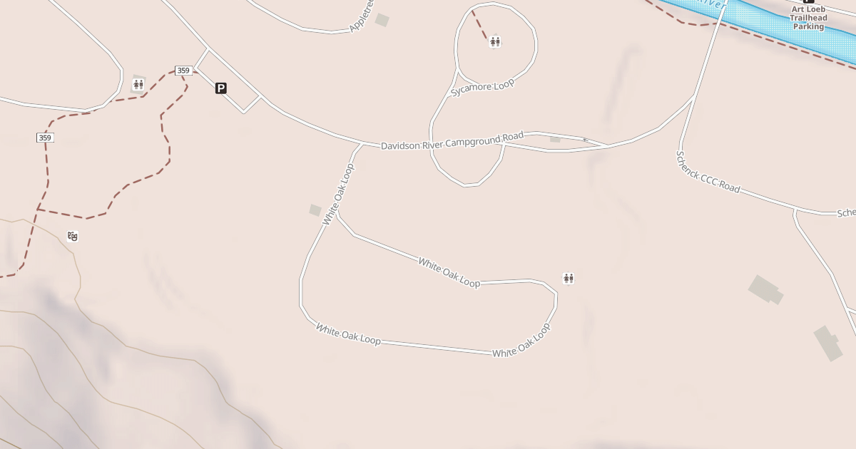 Map preview of WHITE OAK LOOP