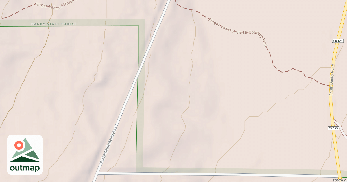 Map of Snowmobile Trail