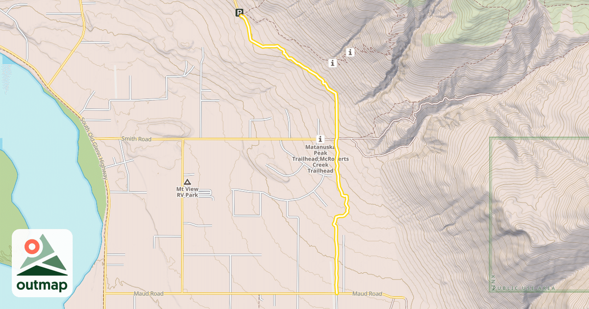 Map of Morgan Horse Trail