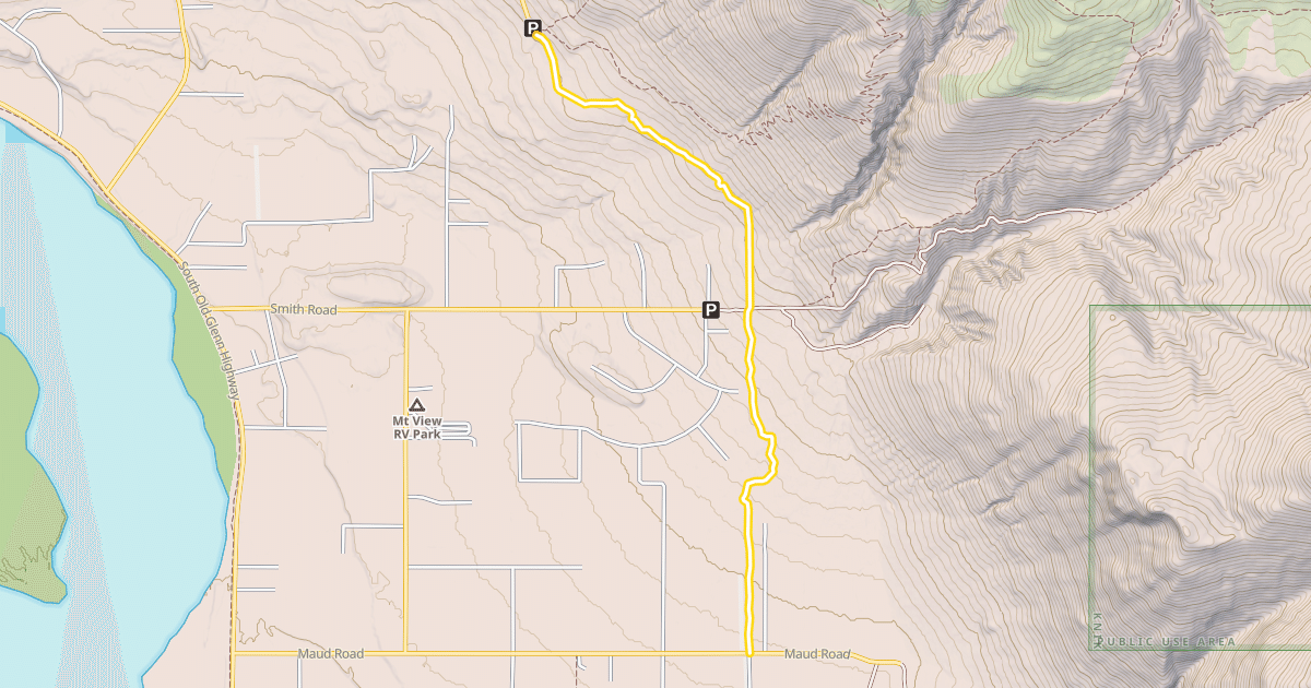 Map preview of Morgan Horse Trail