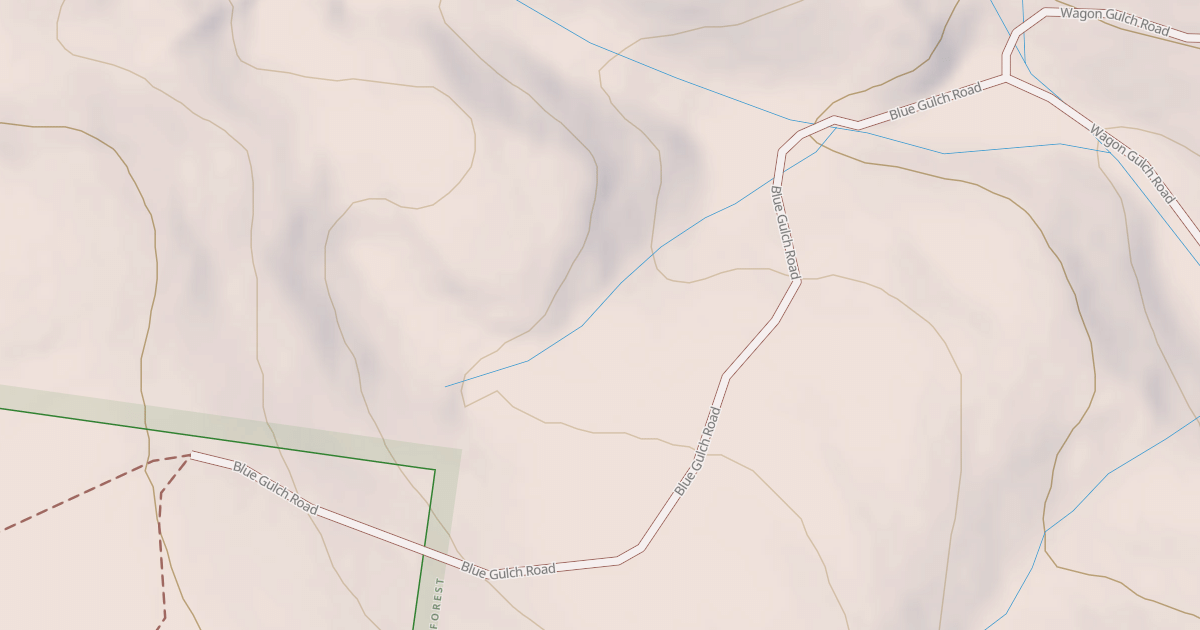 Map preview of BLUE GULCH