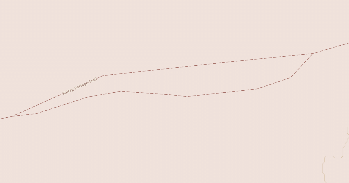 Map preview of Willow to Nome Winter Trail