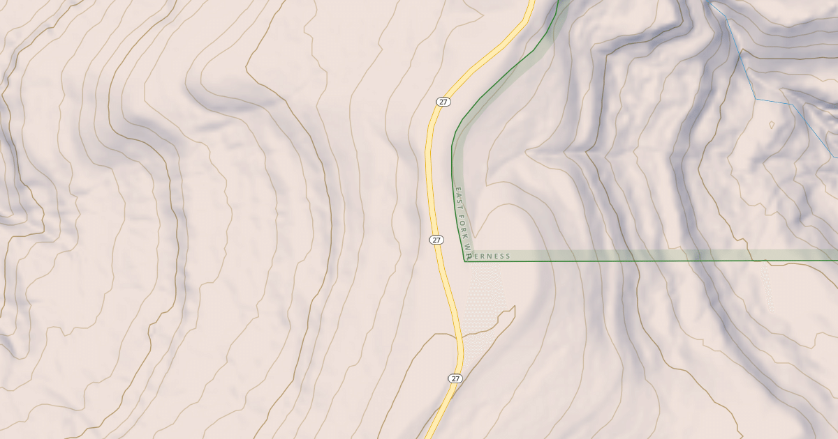 Map preview of USFS Motor Vehicle Use Map Roads {9938D0A8-EAE8-460D-A20B-F3C6A0B7CBFC}