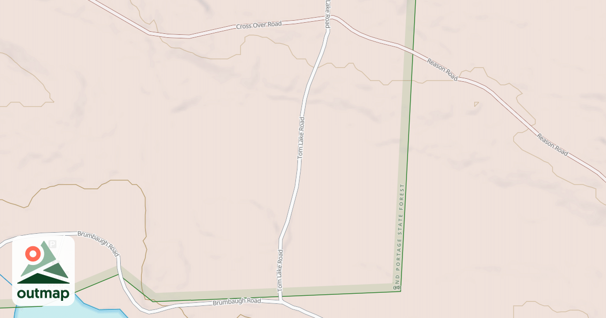 Map of Hovland Woods Trail