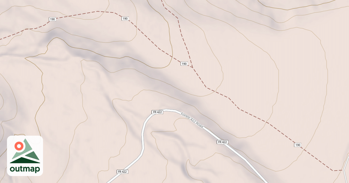 Map of OX CANYON
