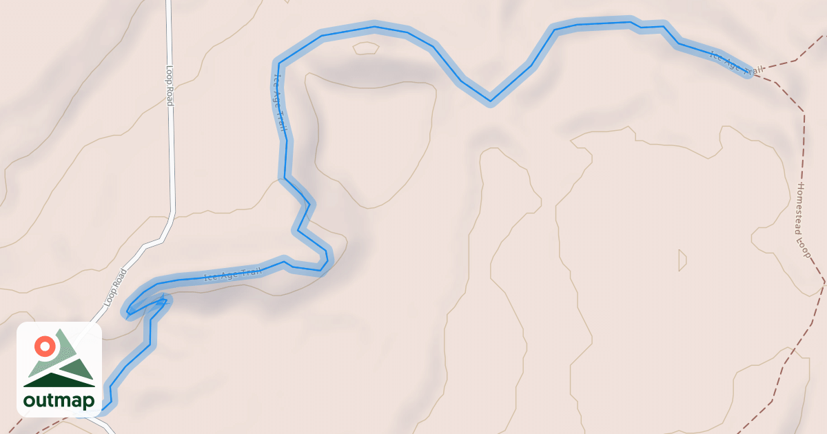 Map of Ice Age Trail