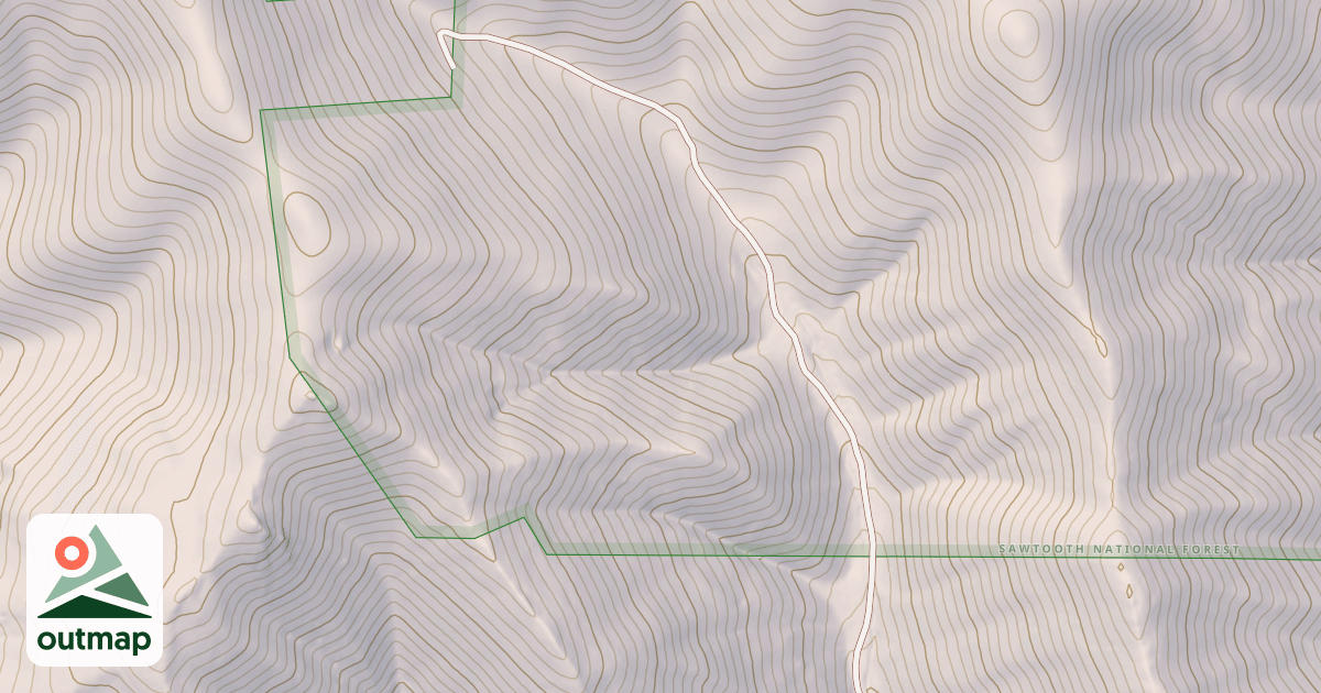 Map of COURIER GULCH