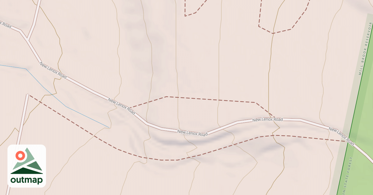 Map of New Lenox Road