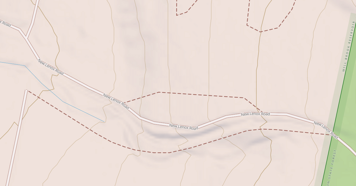 Map preview of New Lenox Road