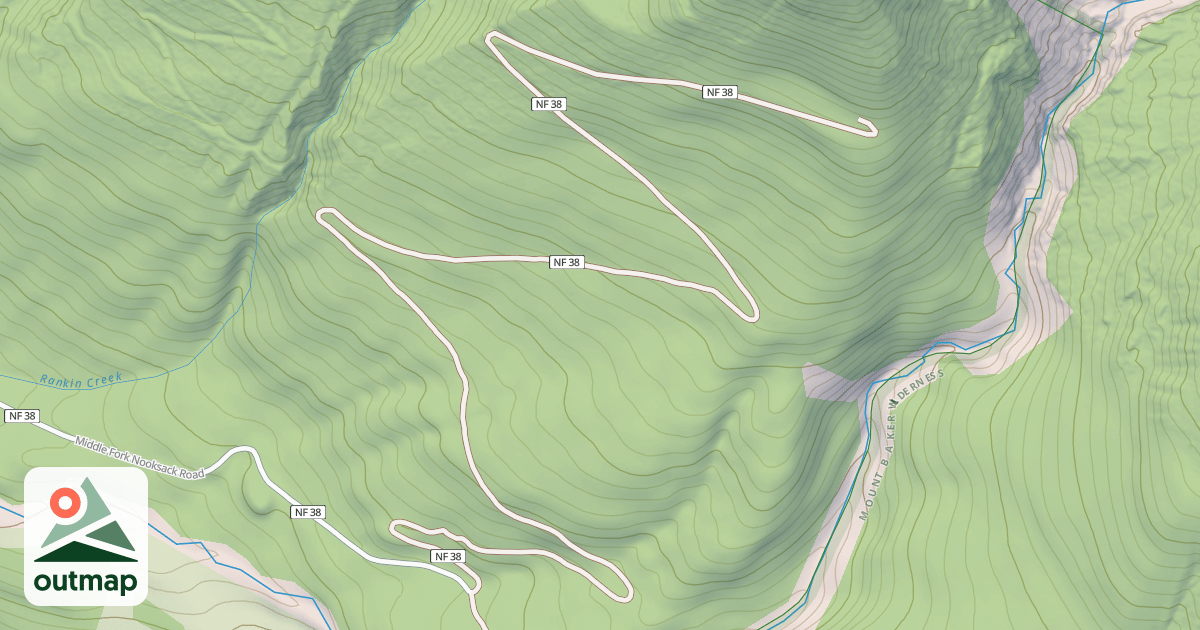 Map of MID FK NOOKSACK