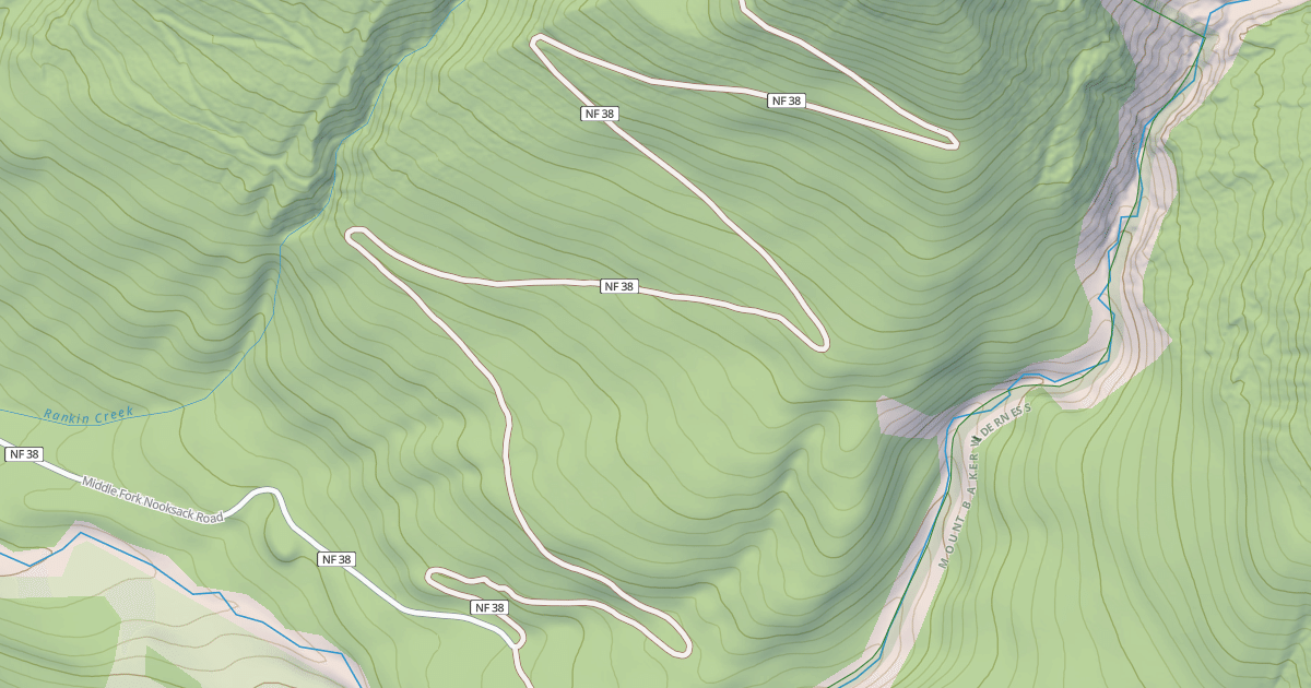 Map preview of MID FK NOOKSACK