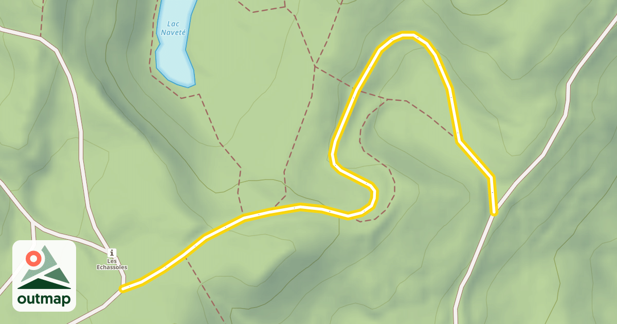 Map of Les Échassoles / Les Fées