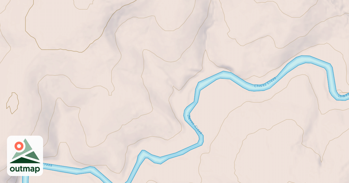 Map of DRY BRANCH B