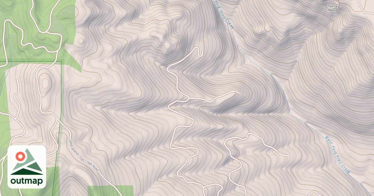Map of TRAIL CREEK