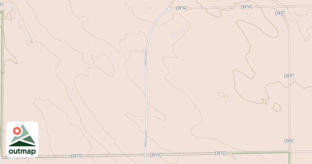 Map of ROAD 55