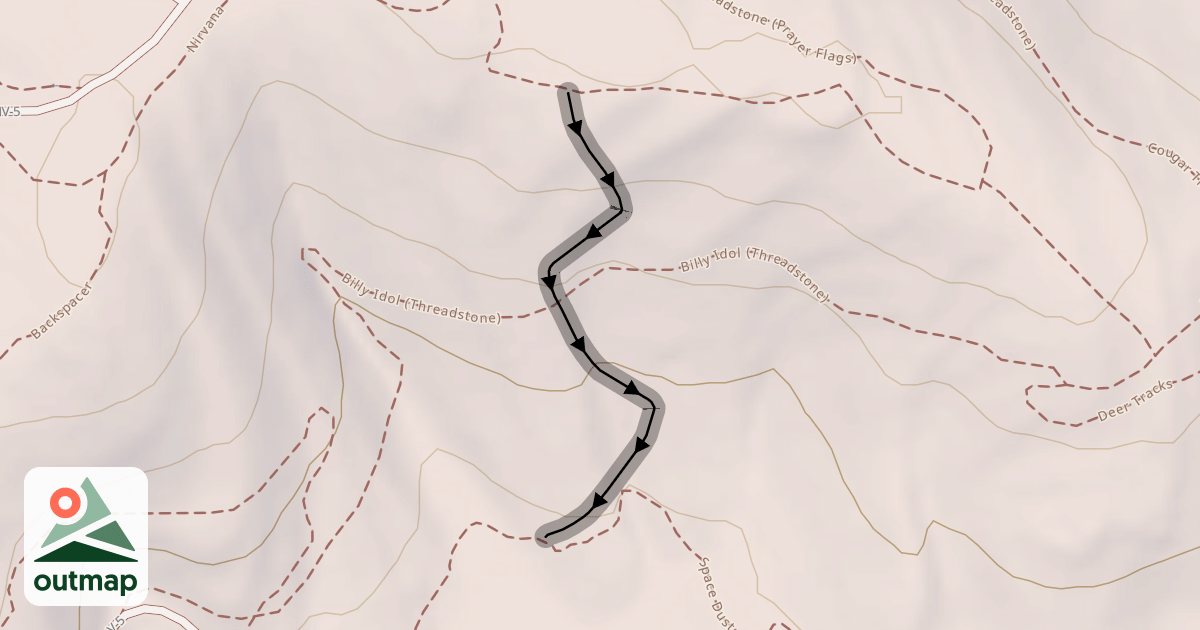 Map of Launch Pad Trail