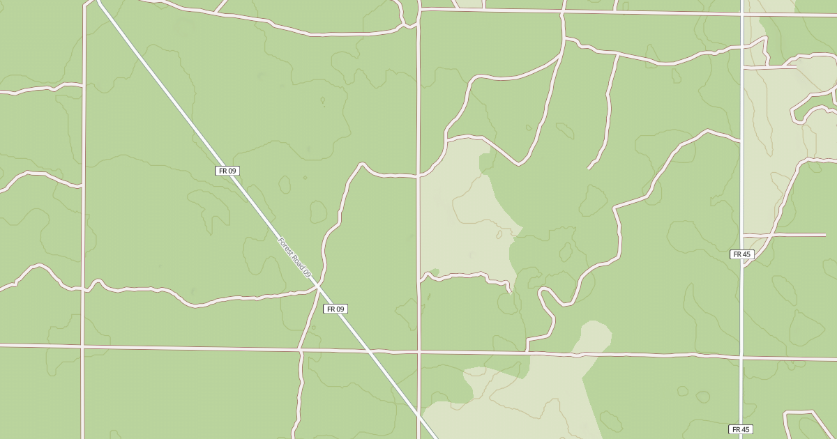Map preview of USFS Motor Vehicle Use Map Roads {7F698217-A5ED-4890-9B5E-26FA6814160C}