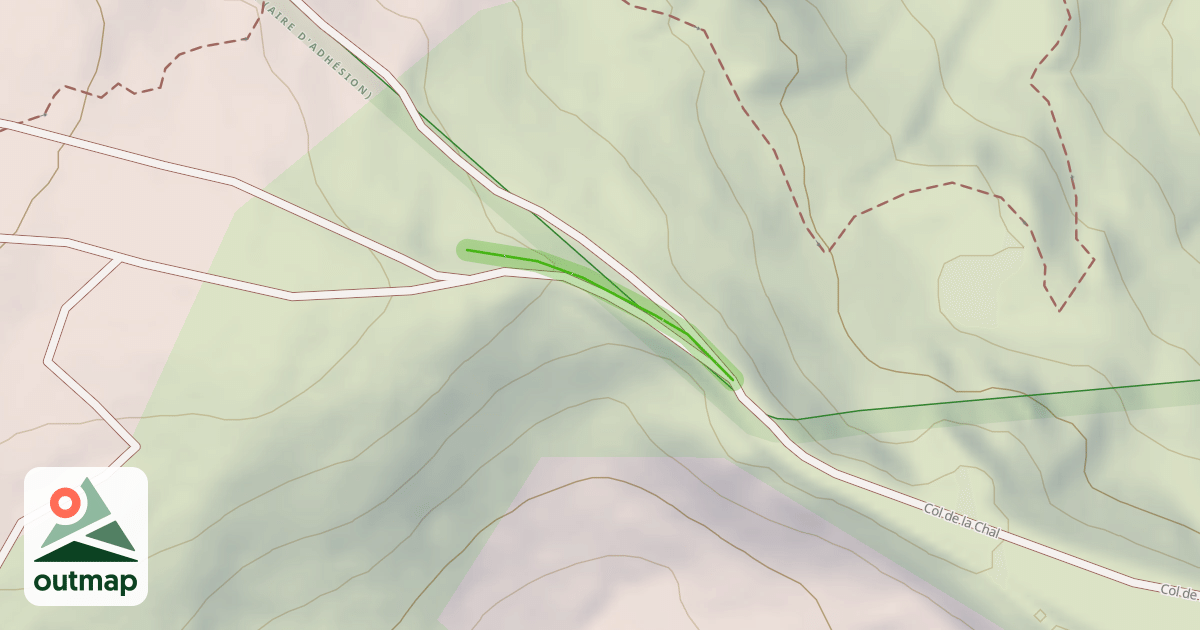 Map of Col de la Chal