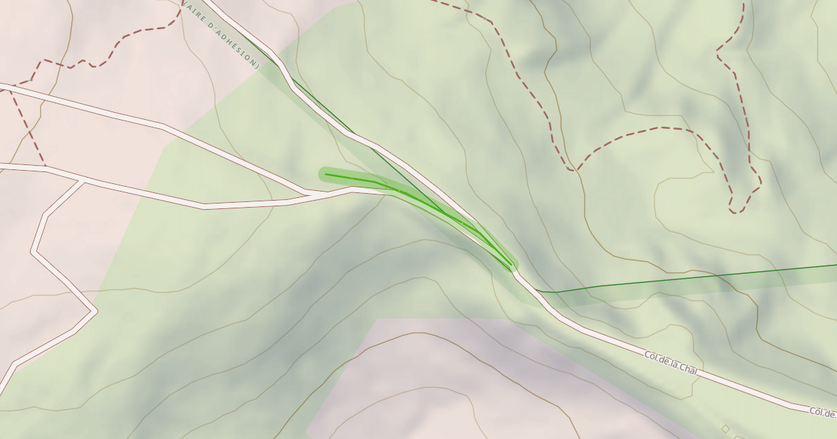 Map preview of Col de la Chal
