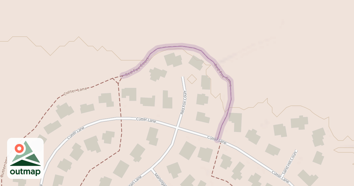 Map of Red Fox Court