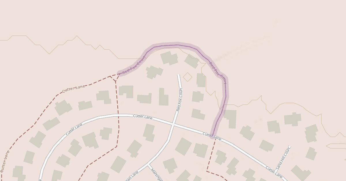 Map preview of Red Fox Court