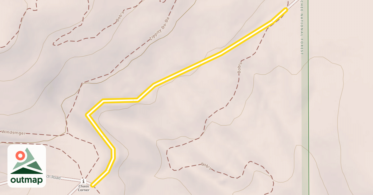 Map of Purteman Gulch Road