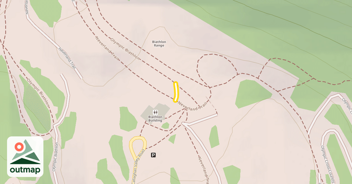 Map of Neverland Trail