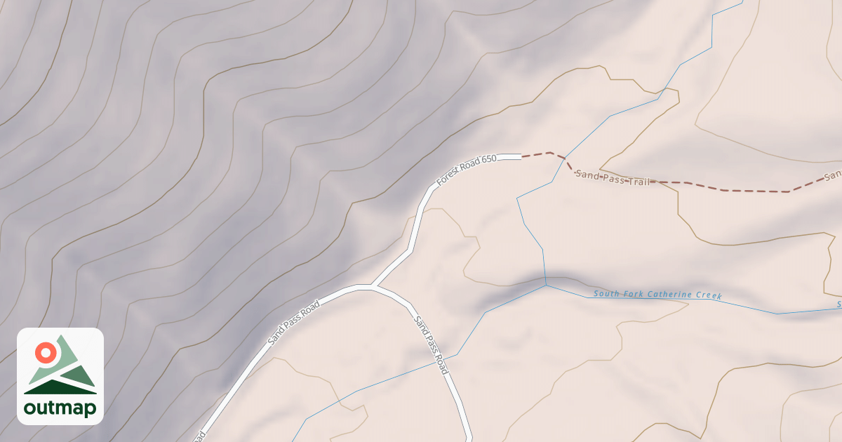 Map of USFS National Forest System Roads {9553C0AF-778C-44C3-B286-D2CEA8790439}