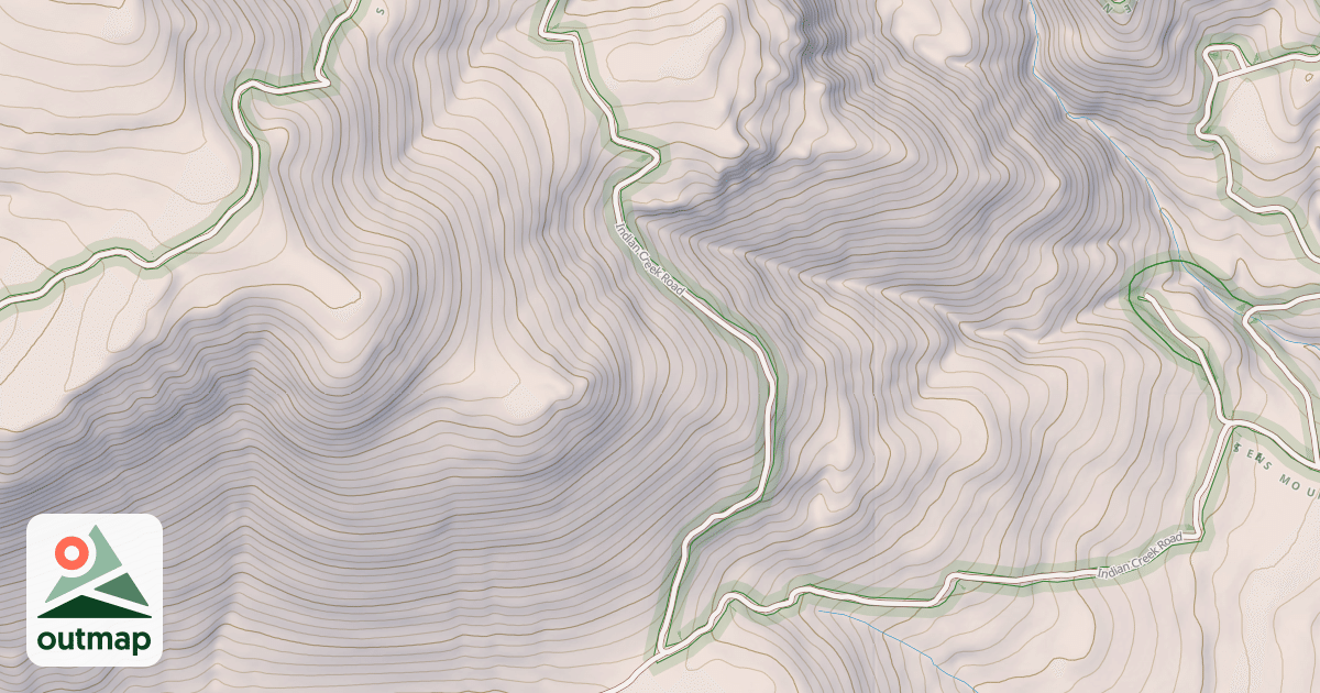 Map of Desert Trail  (Unmarked)