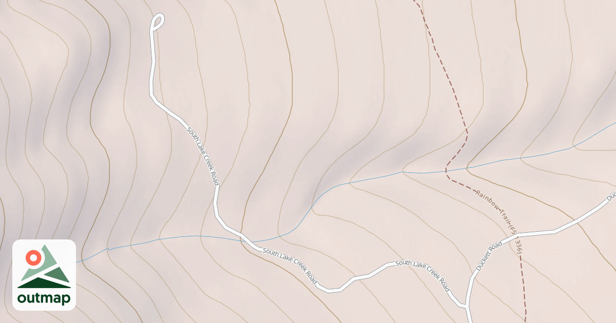 Map of SO. LAKE CREEK